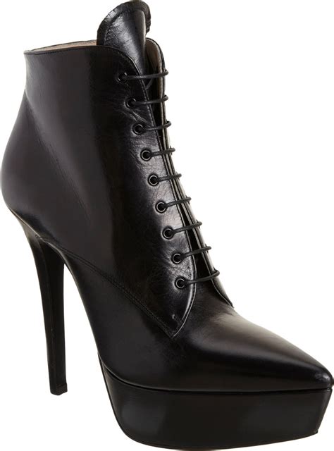 prada pointy toe boots new|Black High.